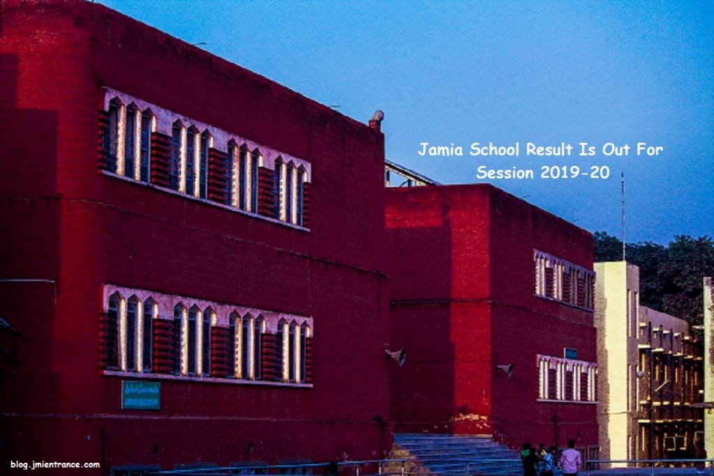 Jamia school result is out for session 2019-20