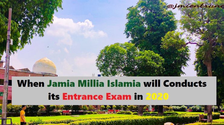 Jamia Entrance Exam 2020