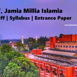 Jamia BPT Cutoff, Syllabus, Entrance Paper