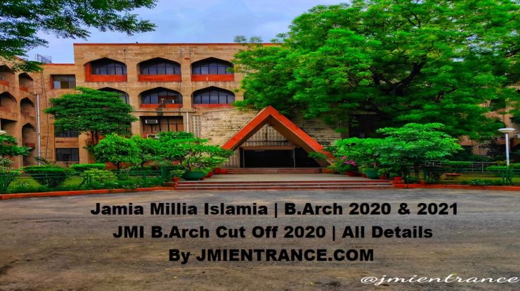 Jamia B.Arch Cutoff 2020