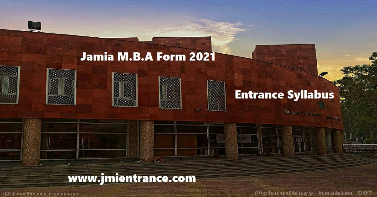 jamia-mba-2021-entrance-forms