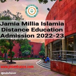jamia distance courses admission 2022