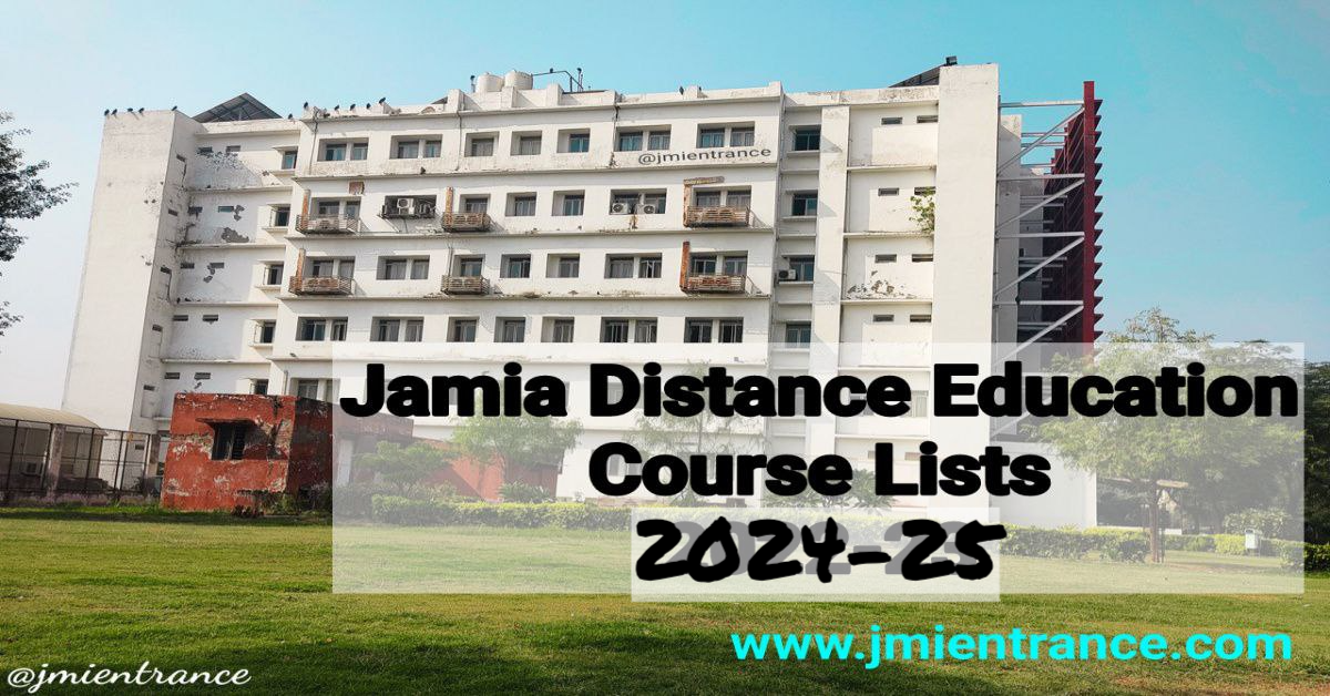 jamia-distance-courses-2024-jmientrance