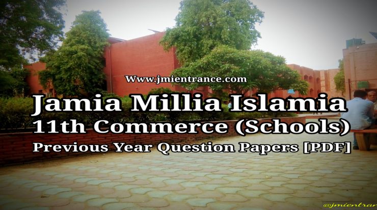 Jamia-11th-commerce-2023-last-year-papers