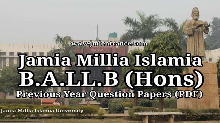 jamia-ballb-entrance-7-years-question-papers