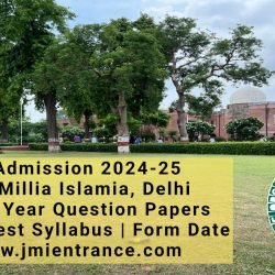 Jamia-phd-2024-previous-year-question-papers-syllabus-form-date-jmientrance.com