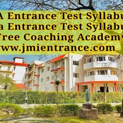 jamia-rca-entrance-test-syllabus
